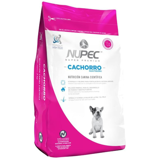 Nupec cachorro razas pequeñas 2 kg.