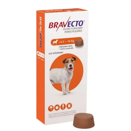 BRAVECTO 3 MESES 4.5 a 10 kg